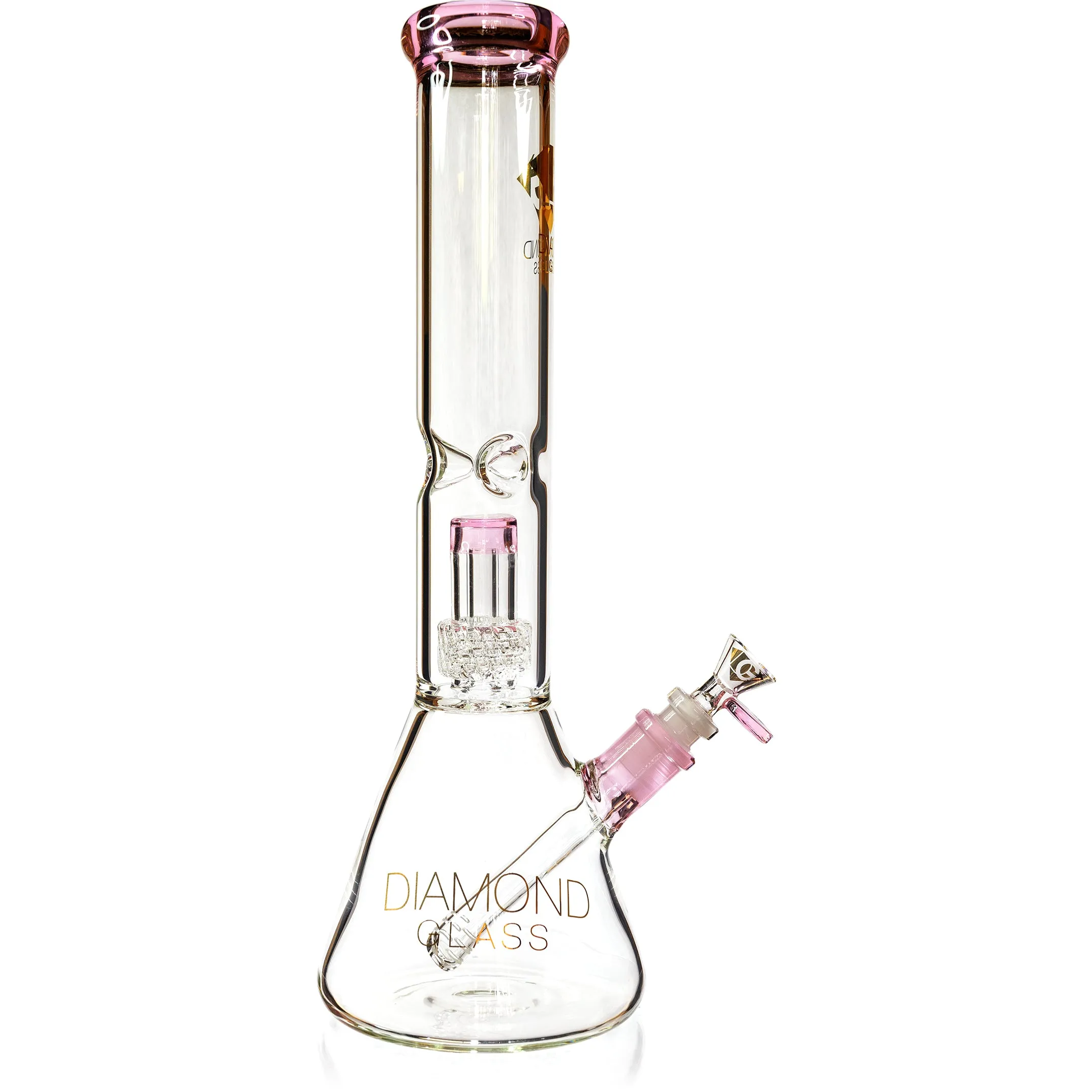 14 Beaker Bong w/ Matrix UFO Perc, by Diamond Glass