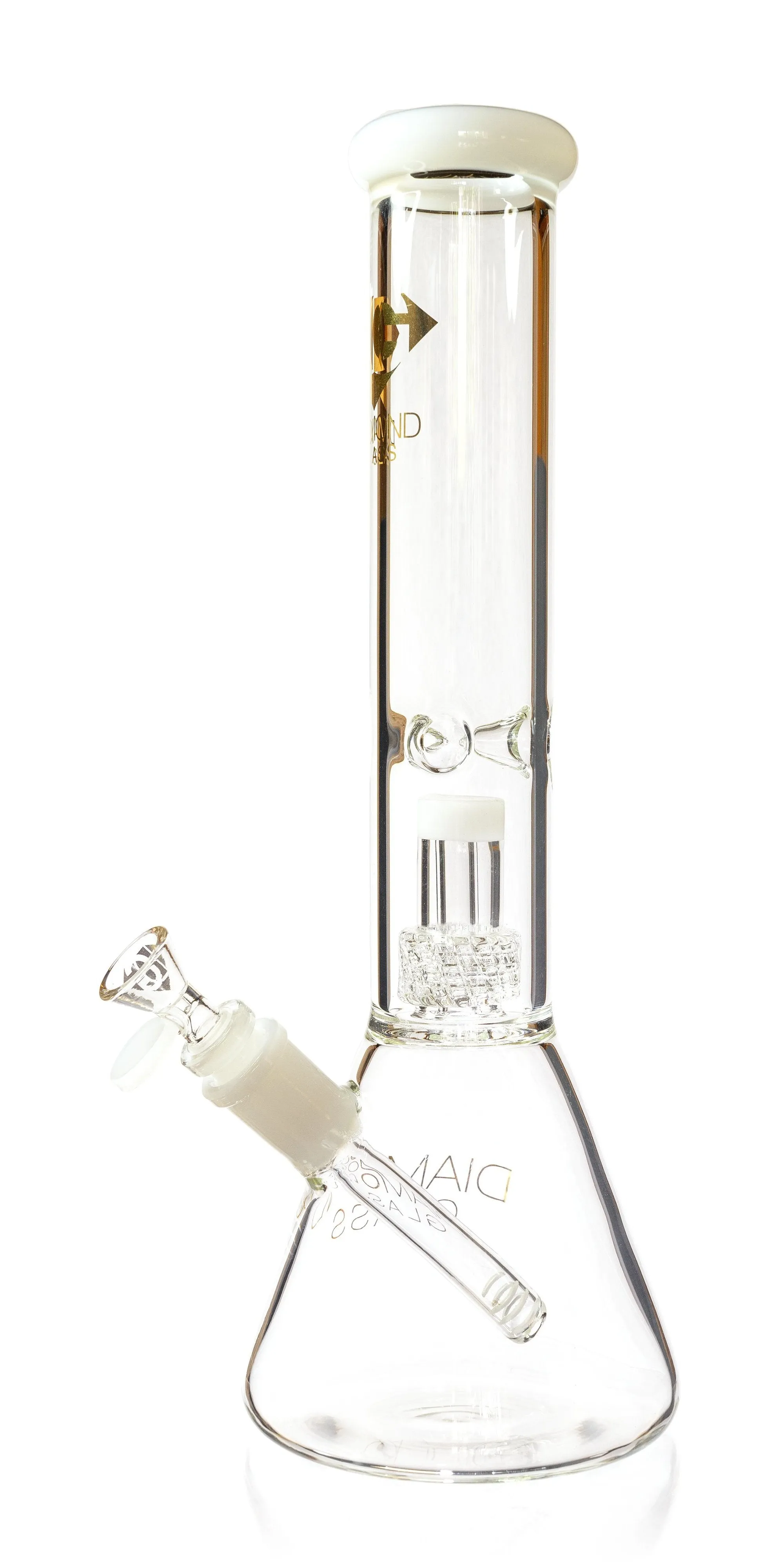 14 Beaker Bong w/ Matrix UFO Perc, by Diamond Glass