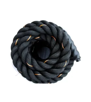 1.5" X 30' Elite Black Battle Rope (Get RX'D)