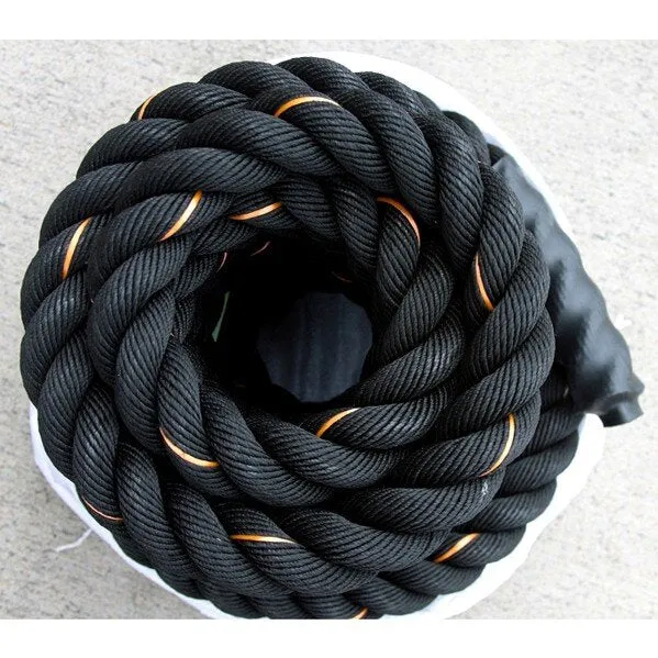 1.5" X 30' Elite Black Battle Rope (Get RX'D)