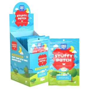 30 x StuffyPatch individual resale packs in a Retail Display Box