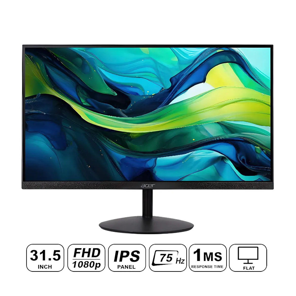 Acer SA322Q ABI 31.5" FHD (1920x1080) 75Hz 1ms (VRB) IPS Gaming Monitor (Black)