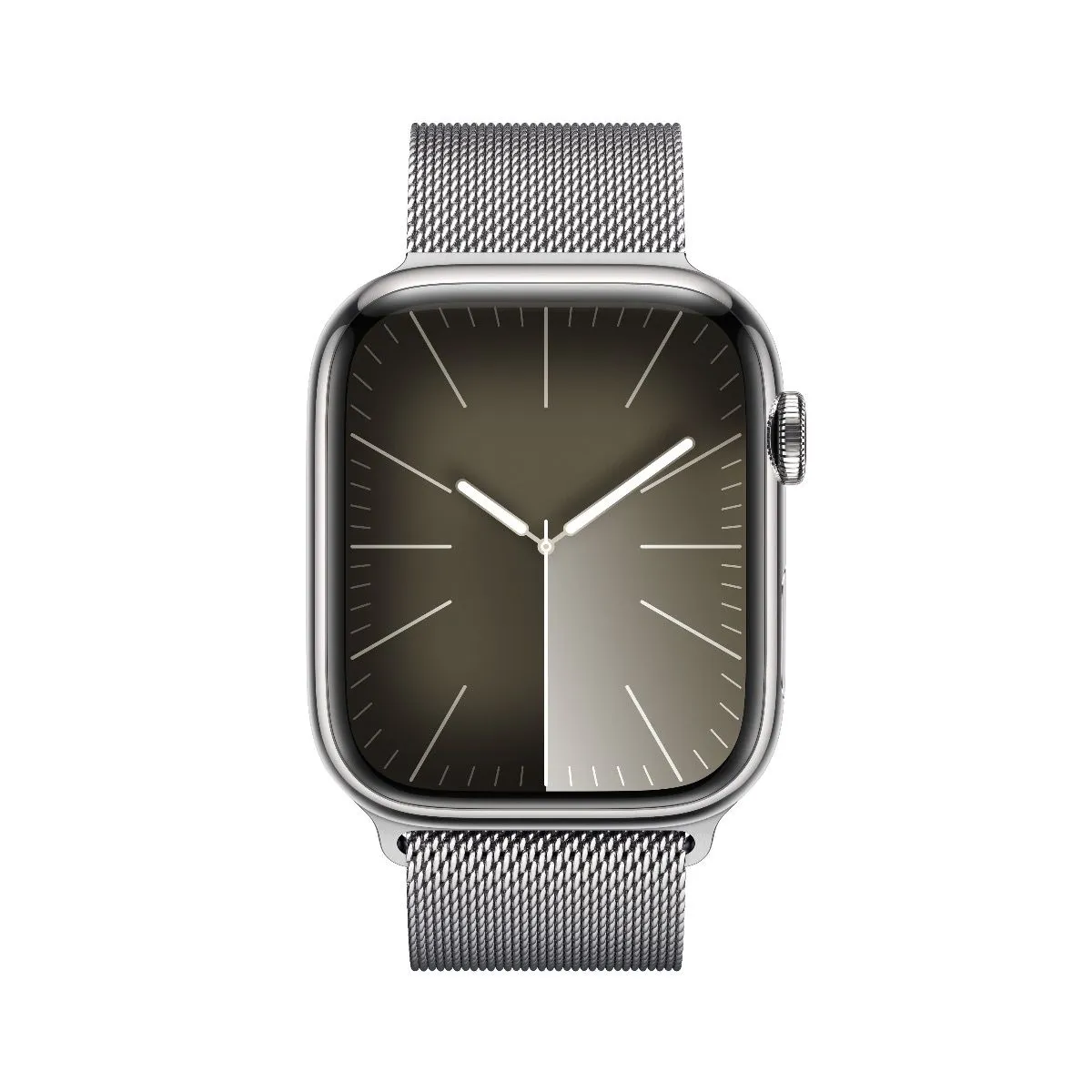 Apple Watch Series 9 Silver Stainless Steel Case with Silver Milanese Loop