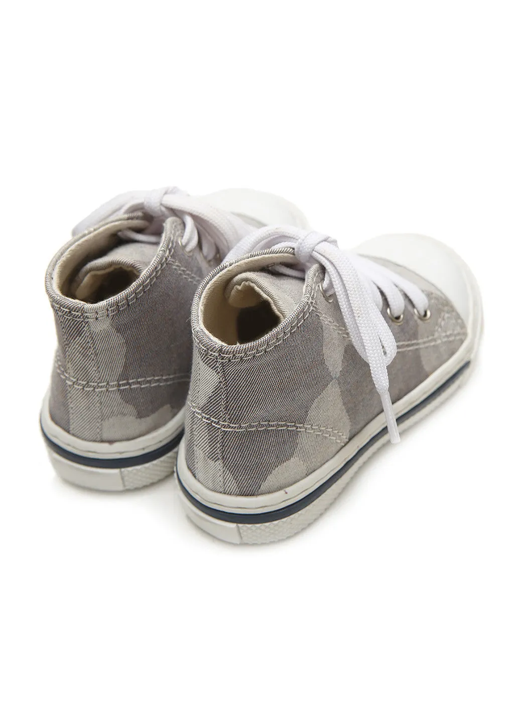 Baby bootie shoe for boy-DIEGO Grey