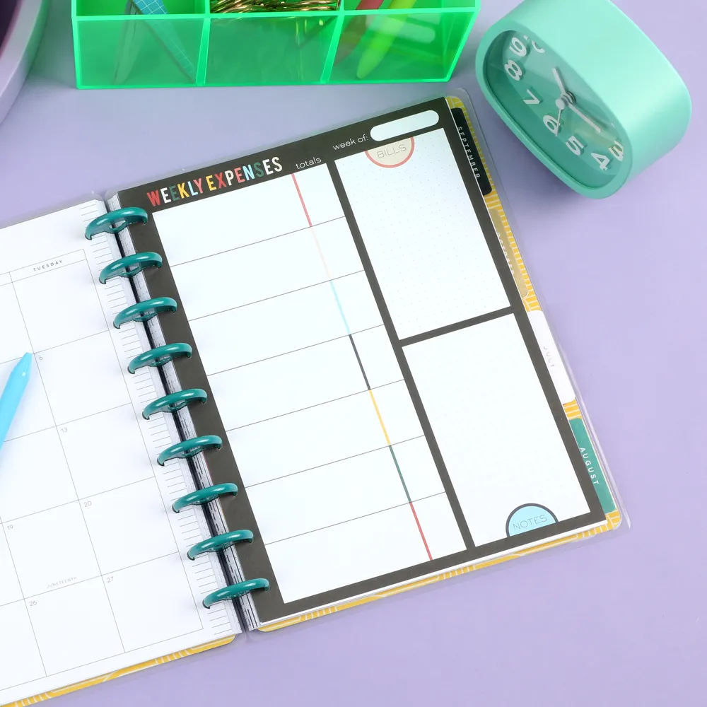 Bright Retro Budgeting Block Notepad - Classic - 100 Sheets