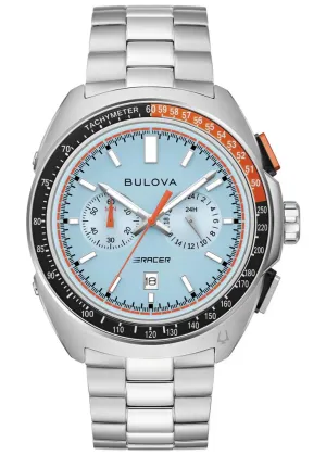 Bulova - Gents Classic Racer Chronograph Blue Dial Stainless Steel