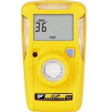 BW Clip 3 Year H2S 5-10 Single Gas Detector BWC3-H510