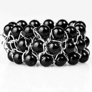 Cadillac Lane Black Stretchy Bracelet