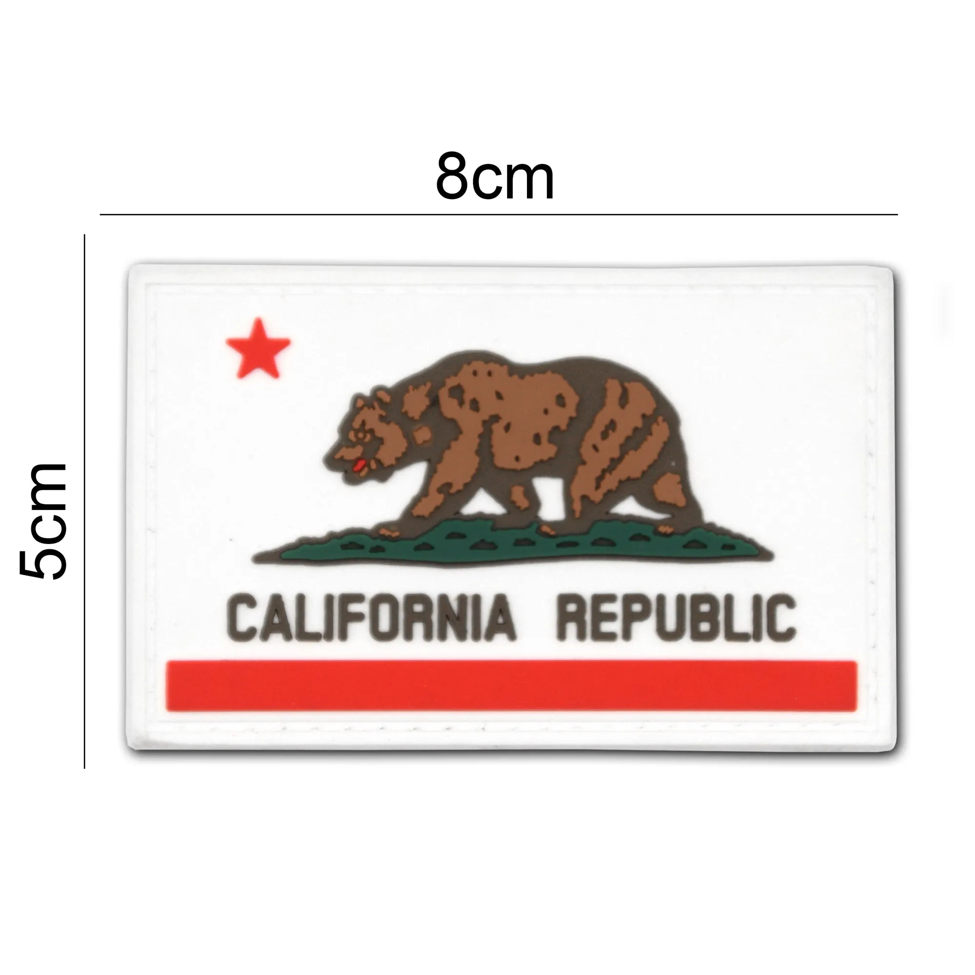 California Flag Patch Full Color