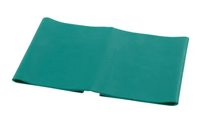 CanDo Low Powder Exercise Band - 4' length - Green - medium