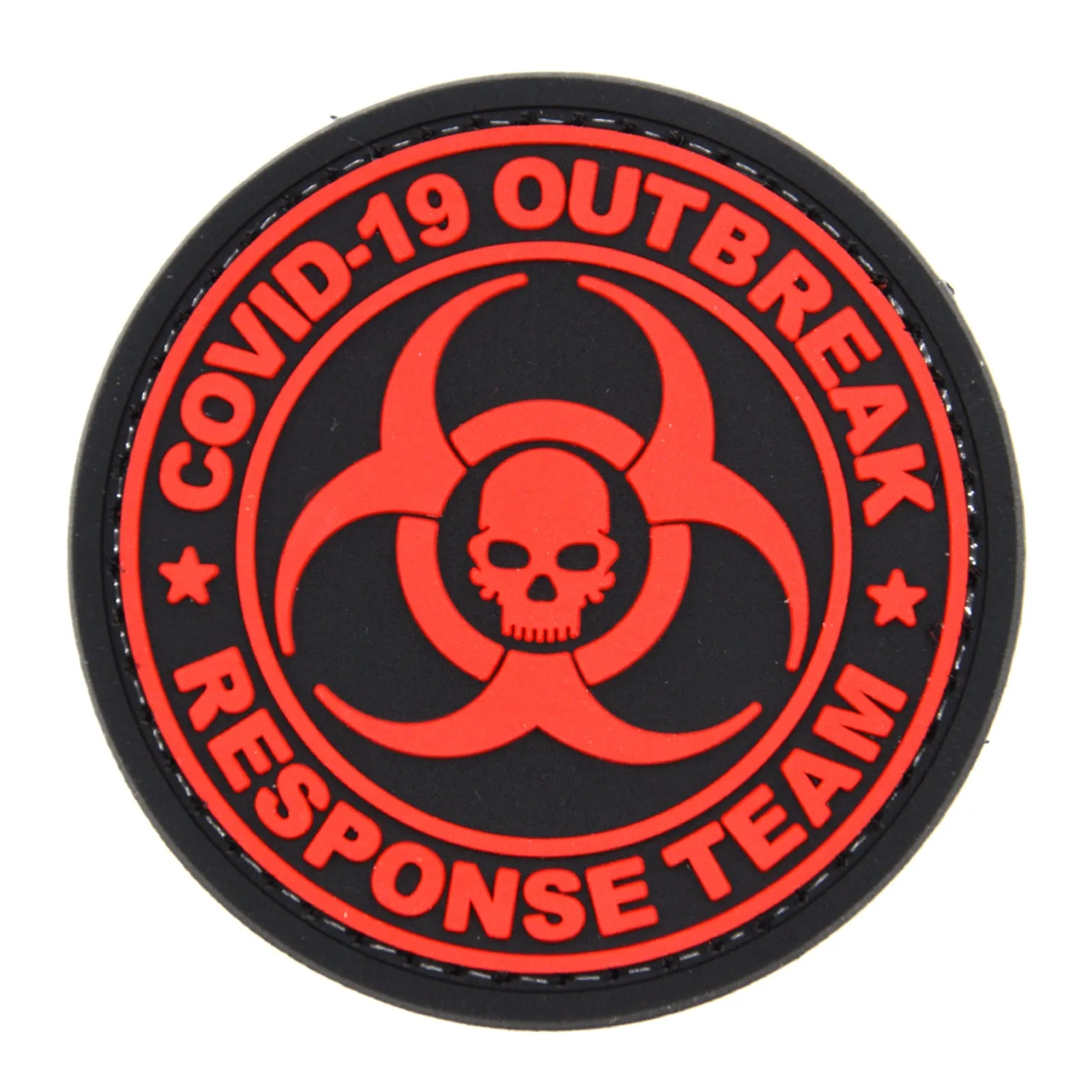 COVID-19 Outbreak Response Team Patch Red/Black