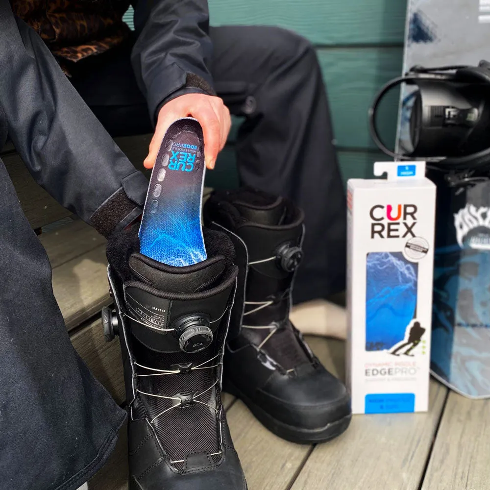 CURREX® EDGEPRO™ Insoles | Thermo Regulating Ski Boot Insoles for Snowboarding, Skiing, & Winter Sports