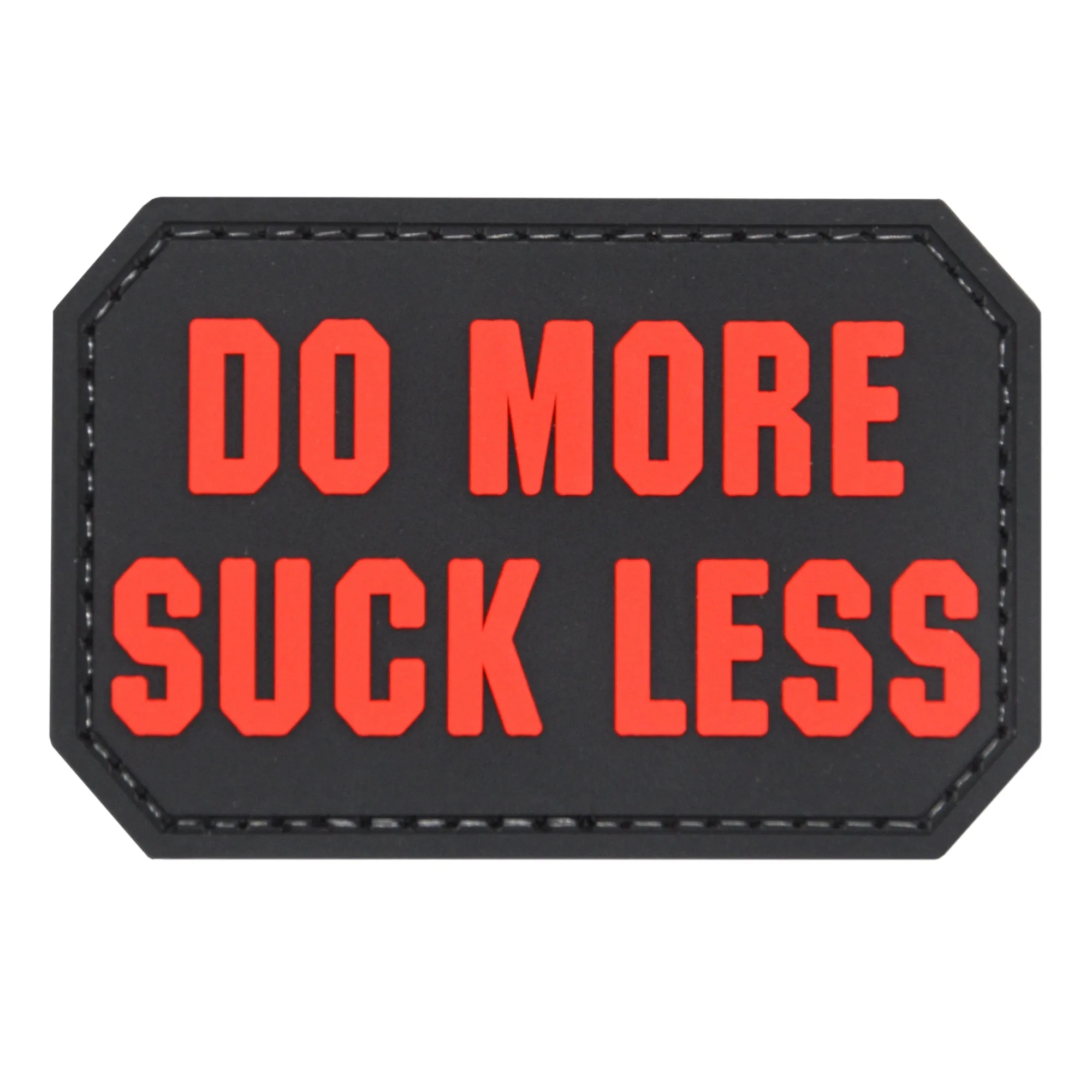 Do More Suck Less Patch Black/Red