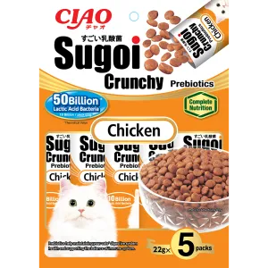 *DONATION TO WILDFLOWER STUDIO* Ciao Cat Sugoi Crunchy Prebiotics 22g x 5pkts (Assorted)