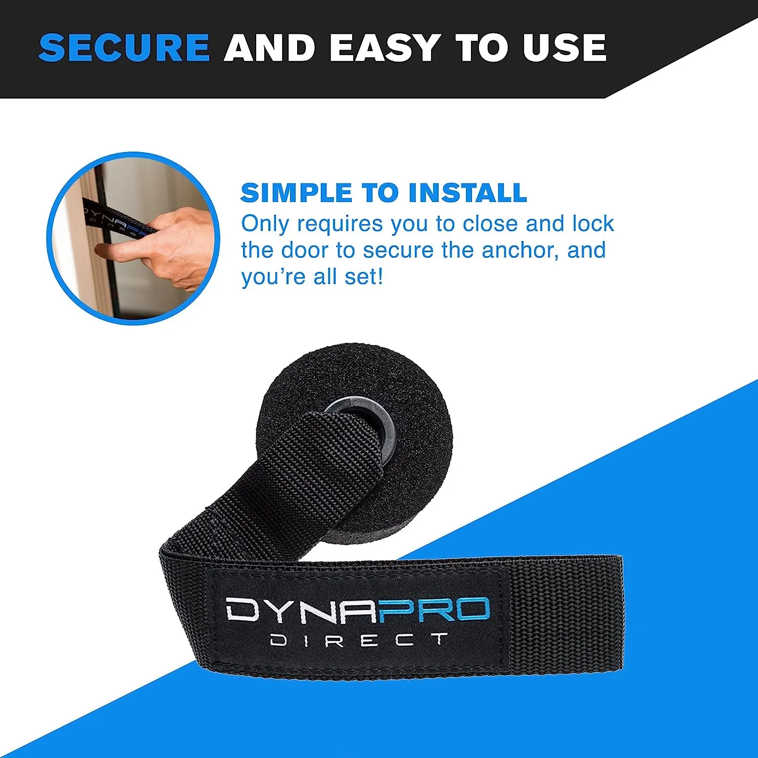 Door Anchor for Resistance Bands by DYNAPRO