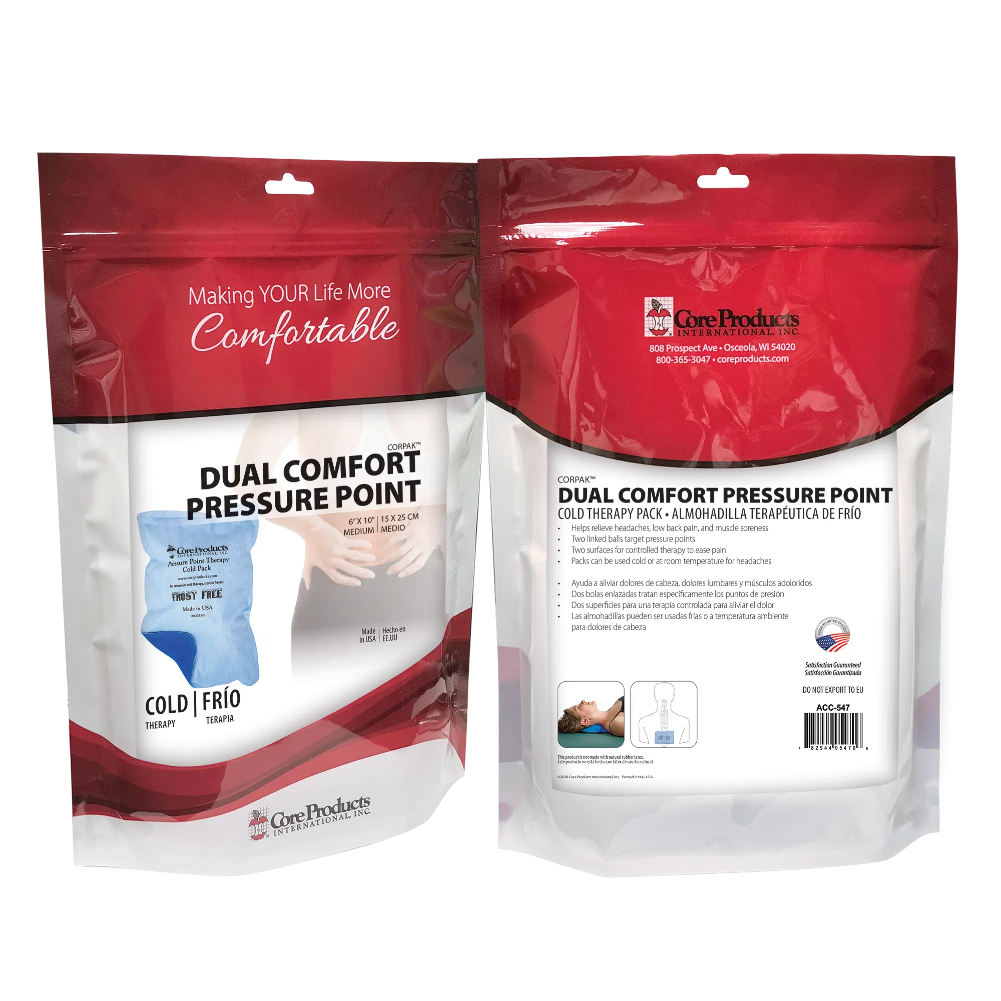 Dual Comfort Pressure Point Cold Therapy Pack