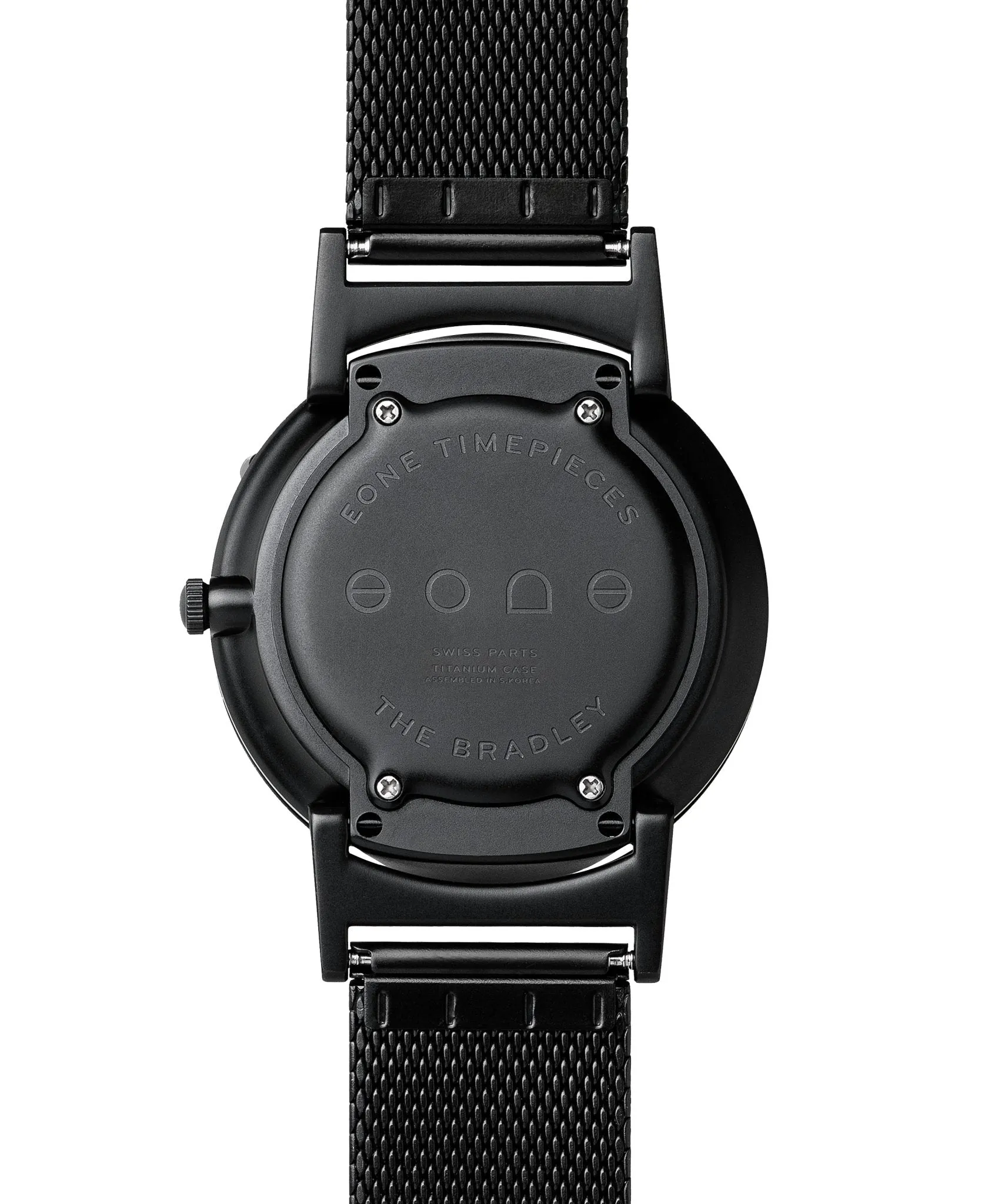 Eone Bradley 40mm Unisex Watch Black Mesh