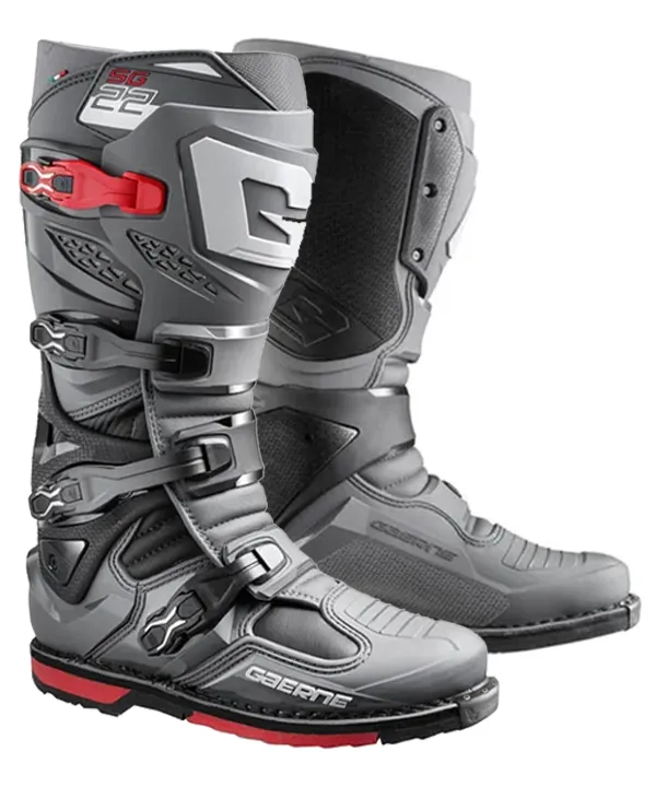 Gaerne SG22 Anthracite Black Red Motocross Boots