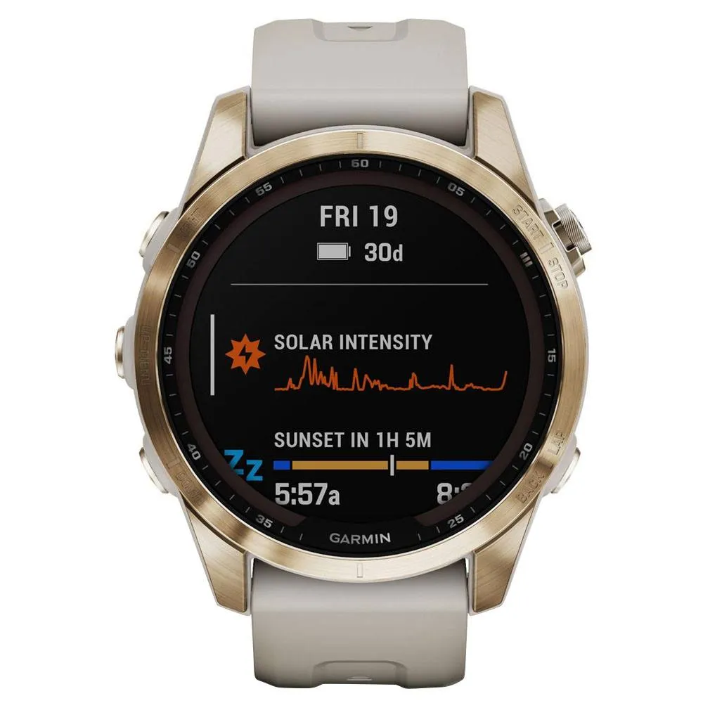 Garmin Fenix 7S Sapphire Solar Edition GPS Watch 2023