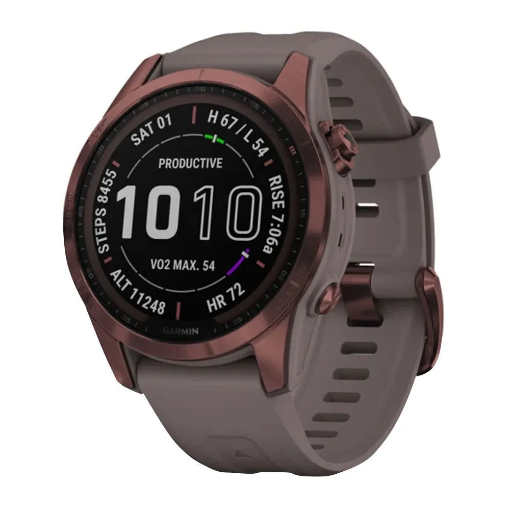 Garmin Fenix 7S Sapphire Solar Edition GPS Watch 2023