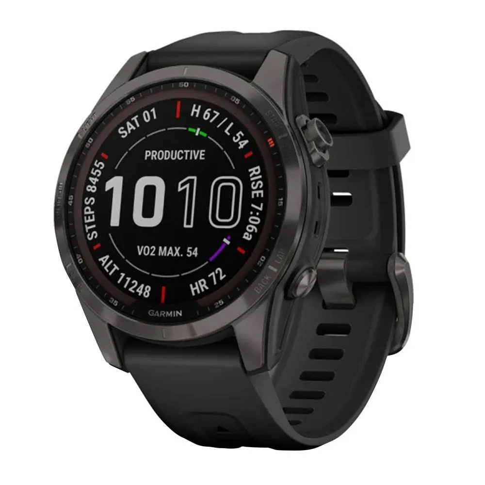 Garmin Fenix 7S Sapphire Solar Edition GPS Watch 2023