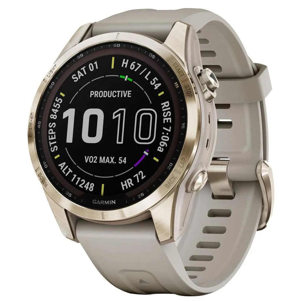 Garmin Fenix 7S Sapphire Solar Edition GPS Watch 2023