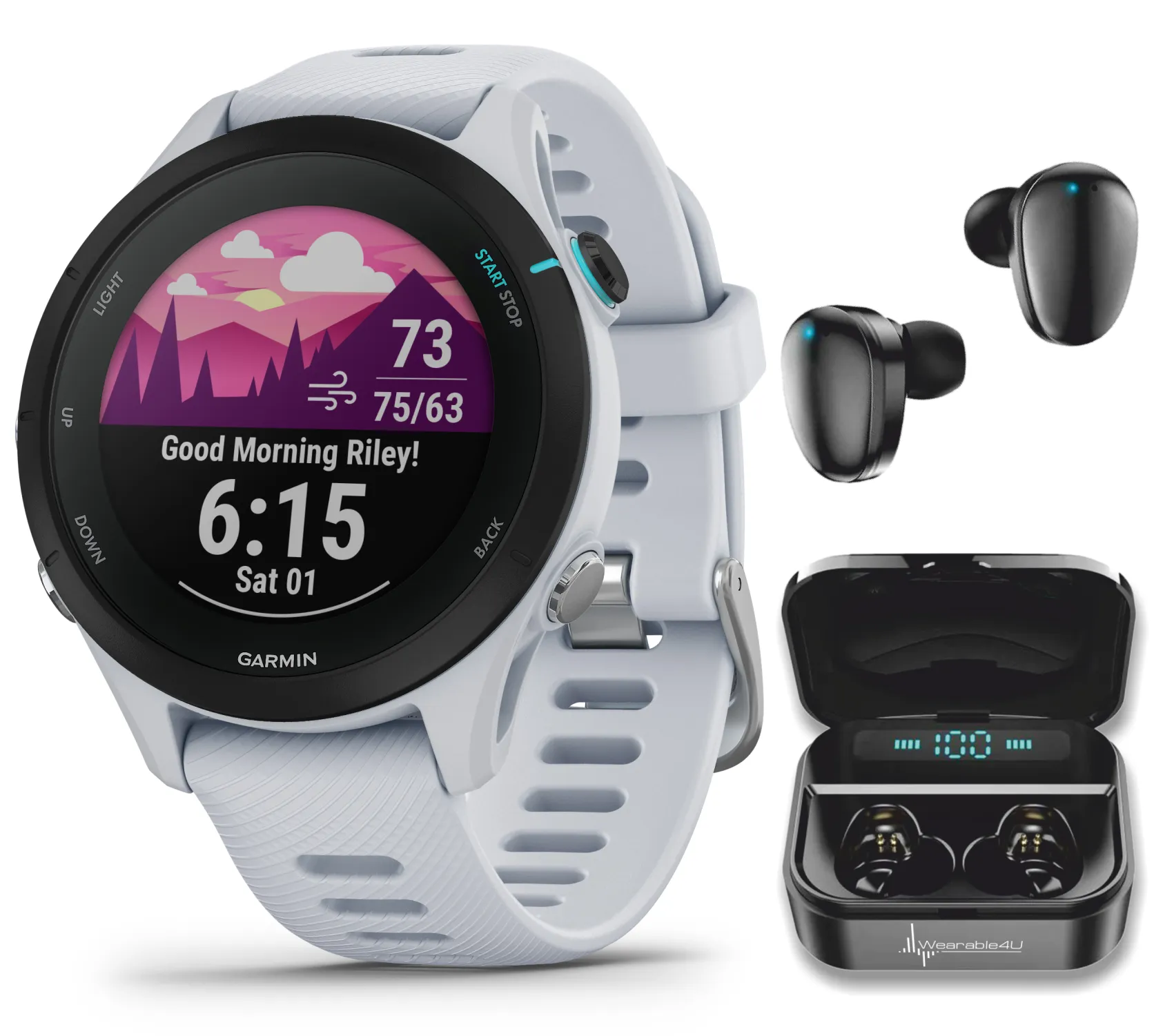 Garmin Forerunner 255 Series GPS Smartwatch, 46 mm or 41 mm