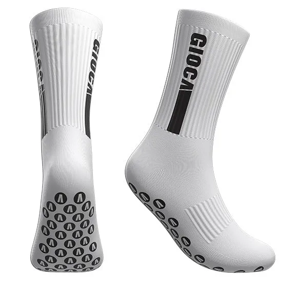 Gioca Grip Socks- White