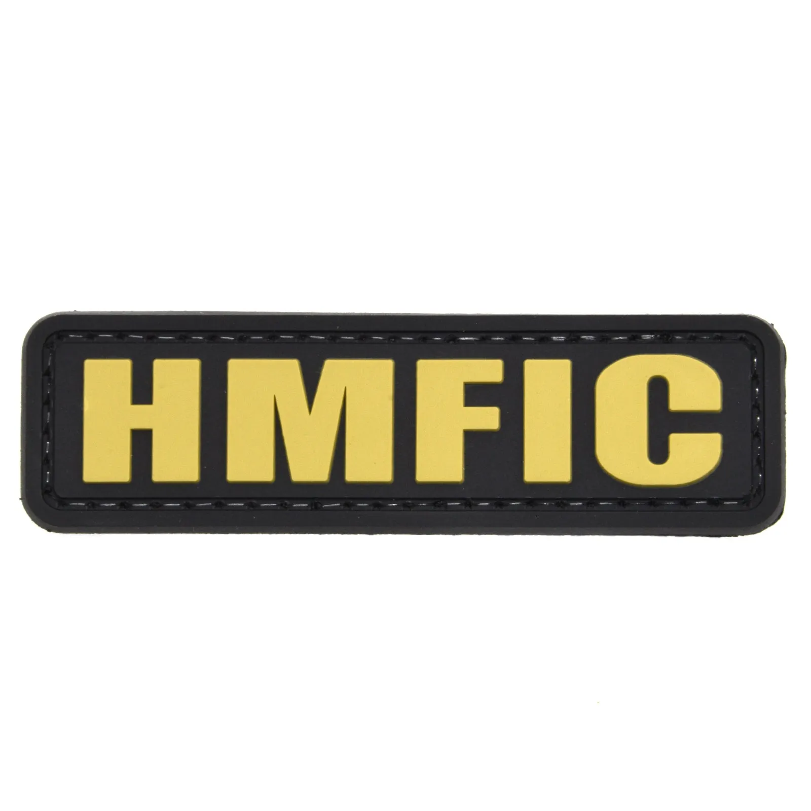 Head Mother Fucker In Charge HMFIC Patch Tan