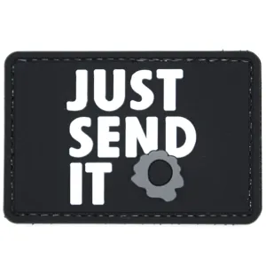 Just Send It Patch Black/White