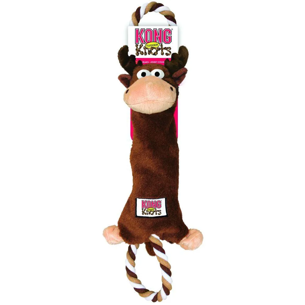 KONG Tuggerknots Moose Dog Toy