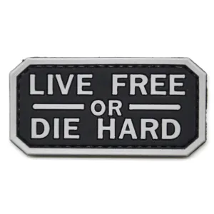 Live Free or Die Hard Patch Black