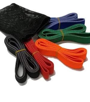 Long Fabric Resistance/Power Bands - Set of 5