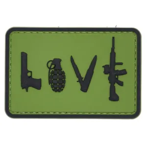 Love Patch Green