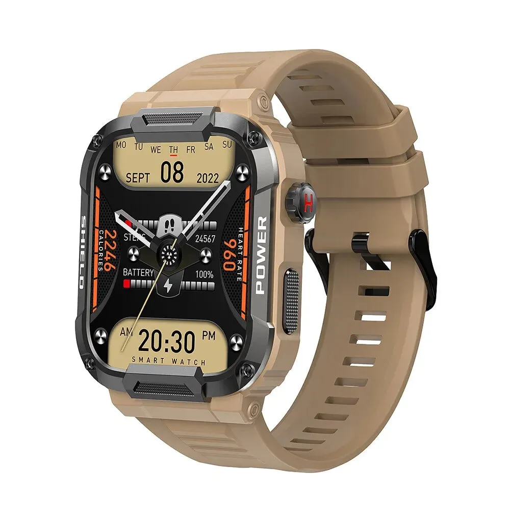 MELANDA 1.85 Outdoor Military Smart Watch