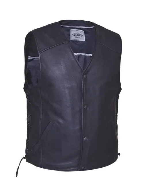 Mens Ultra Leather Vest 6650.NK MV