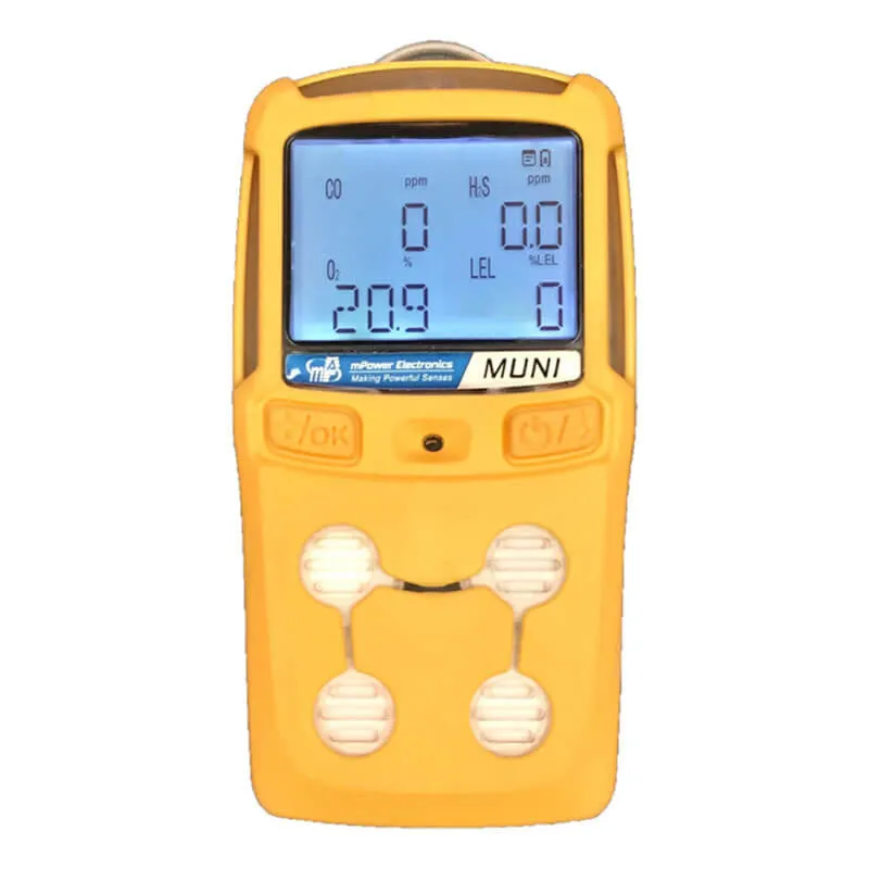 mPower MUNI MP420 NDIR/O2-LF/CO/H2S Gas Detector MP42-20122-200