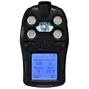 mPower POLI MP400 Diffusion 4-Gas Detector LEL/O2-LF/H2S/CO