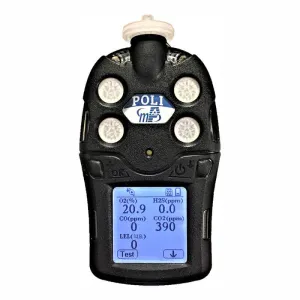 mPower POLI MP400P Pump 5-Gas Detector NDIR CO2/LEL/O2-LF/H2S CO