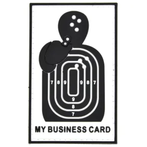 My Business Card Patch Black/White