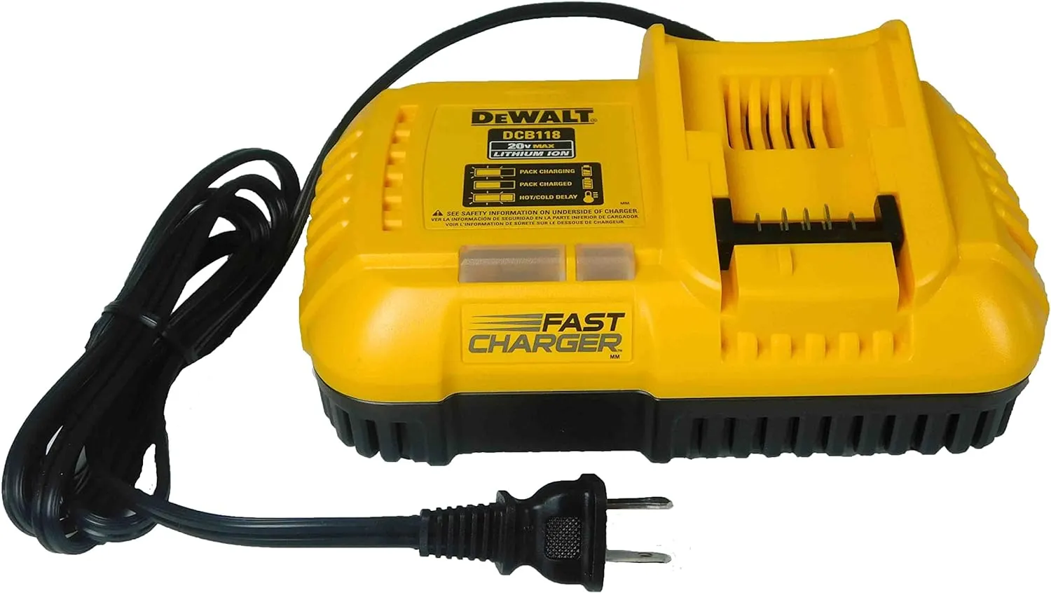 Open Box -  DEWALT 20-Volt MAX Lithium-Ion Fan Cooled Fast Battery Charger