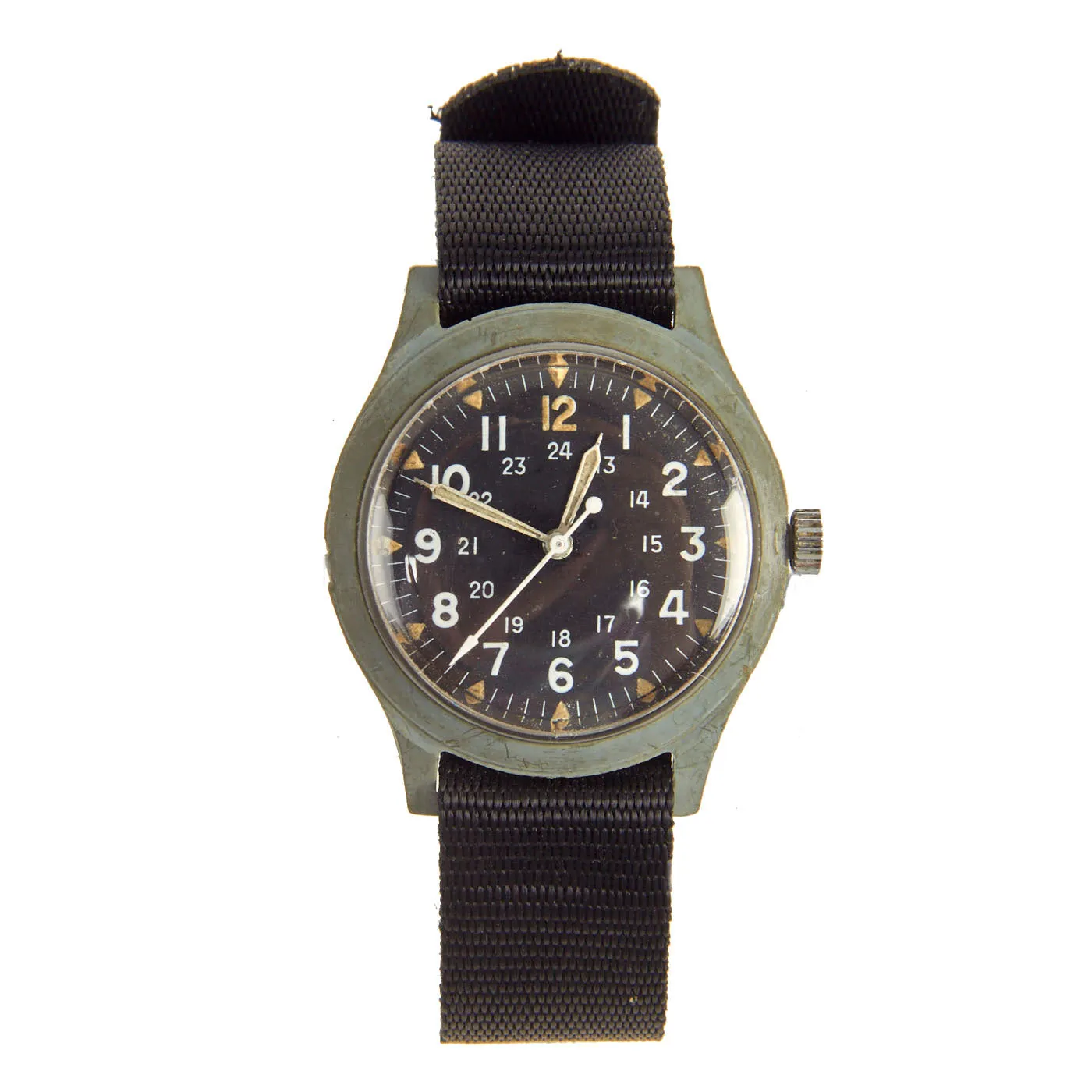 Original U.S. Vietnam War Disposable Field Wristwatch - Benrus Part No. 11K1185Q dated July 1964