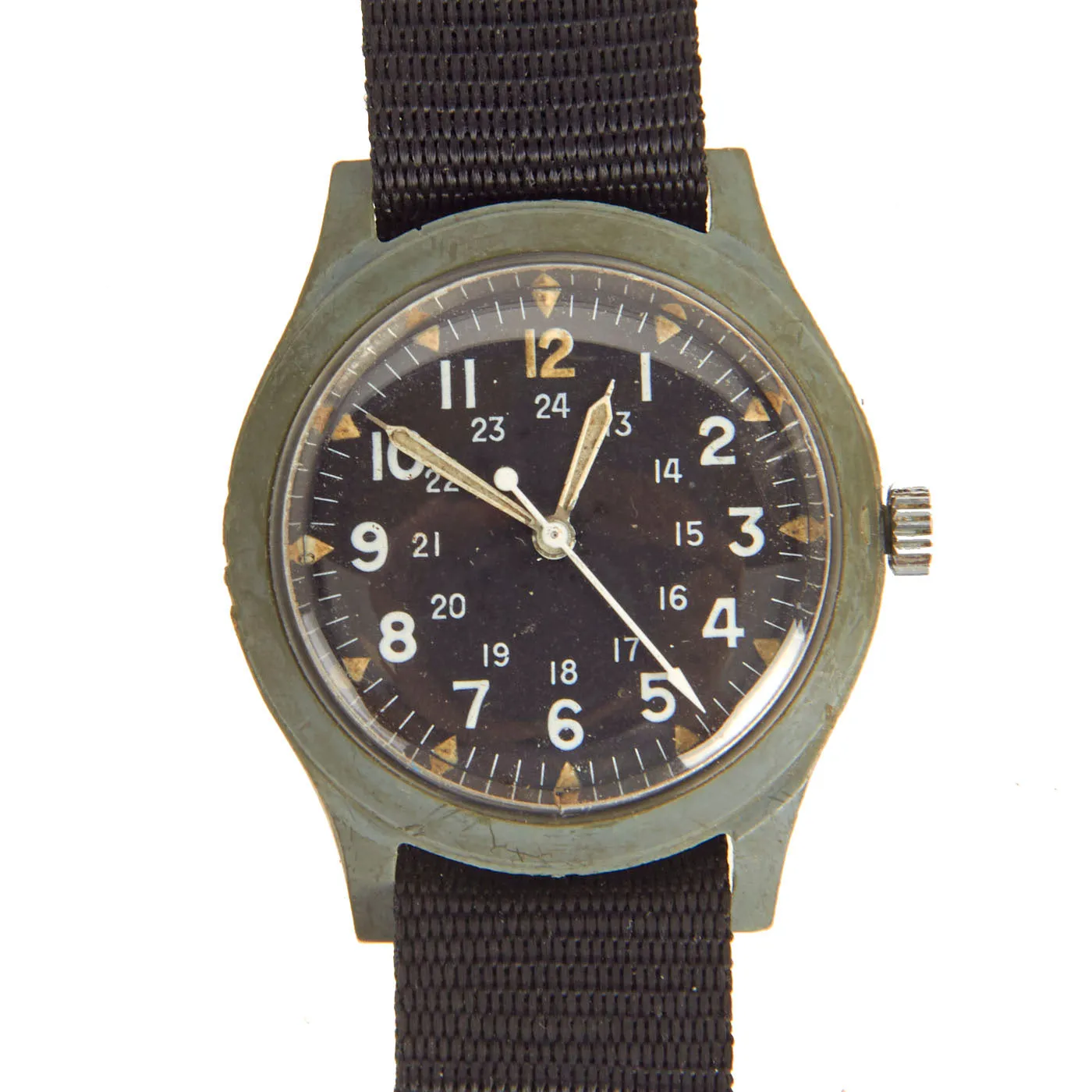 Original U.S. Vietnam War Disposable Field Wristwatch - Benrus Part No. 11K1185Q dated July 1964