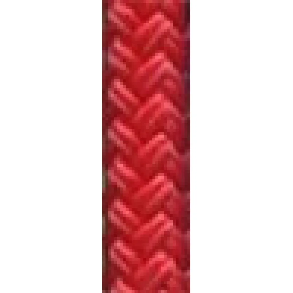 Polyester Braid - 1/4" Solid Red $/FT