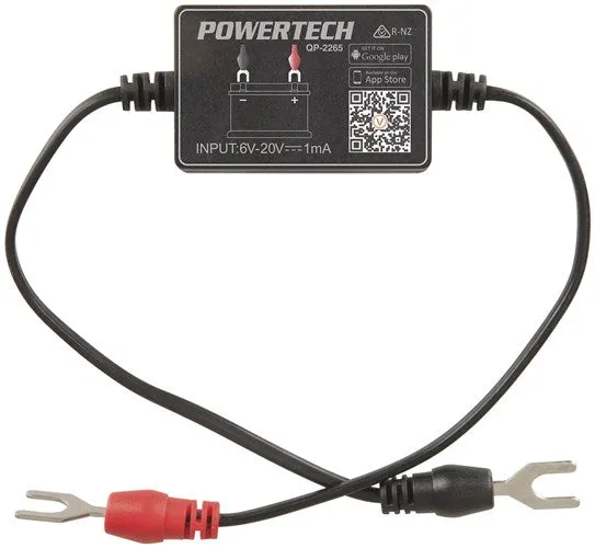 Powertech 12V Battery Monitor with Bluetooth Technology - QP2265