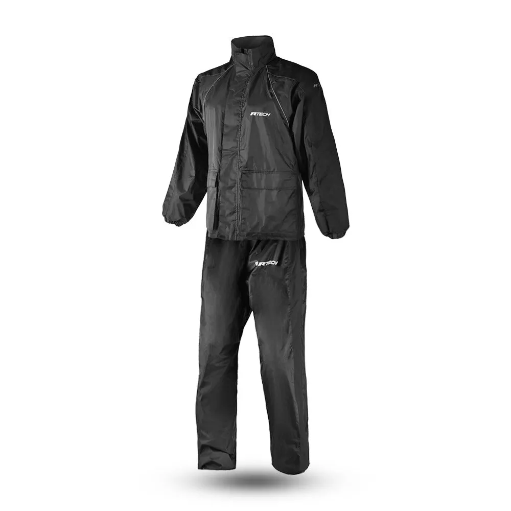 R-TECH Camou 2 PC Rain Suit - Black