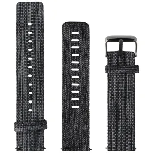 Replacement Band for Fitbit Versa - Charcoal Woven (Small & Large Straps)