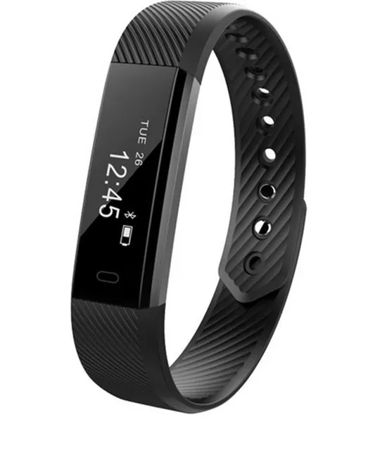 Smart Bracelet Fitness Tracker Step Counter Activity Monitor Band Alarm Clock Vibration Wristband for iphone Android phone