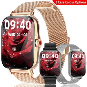 Smart Watch Touch Screen for iPhone/Android, Fitness Tracker/Sports Tracker Watch | Gift for Guys