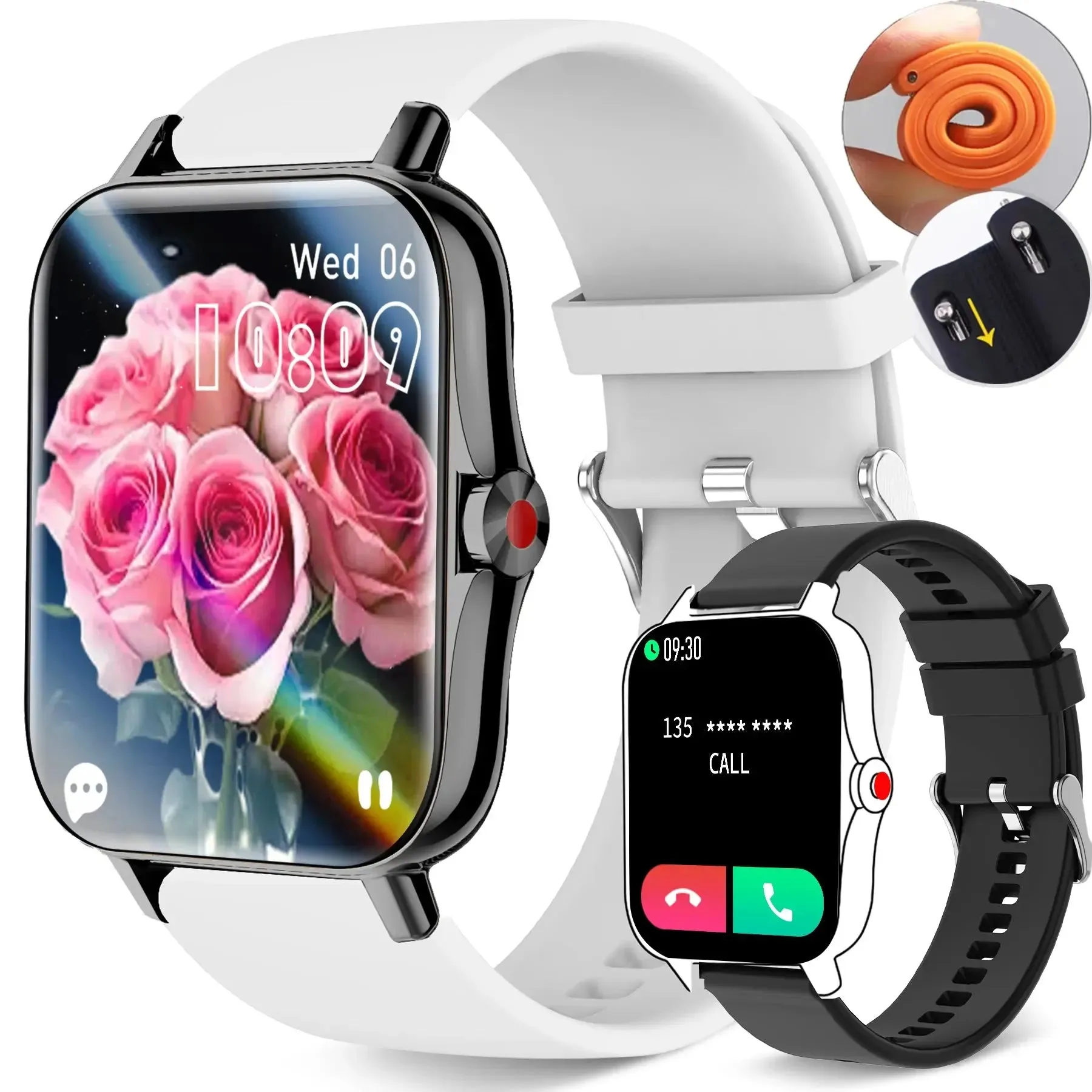 Smart Watch Touch Screen for iPhone/Android, Fitness Tracker/Sports Tracker Watch | Gift for Guys